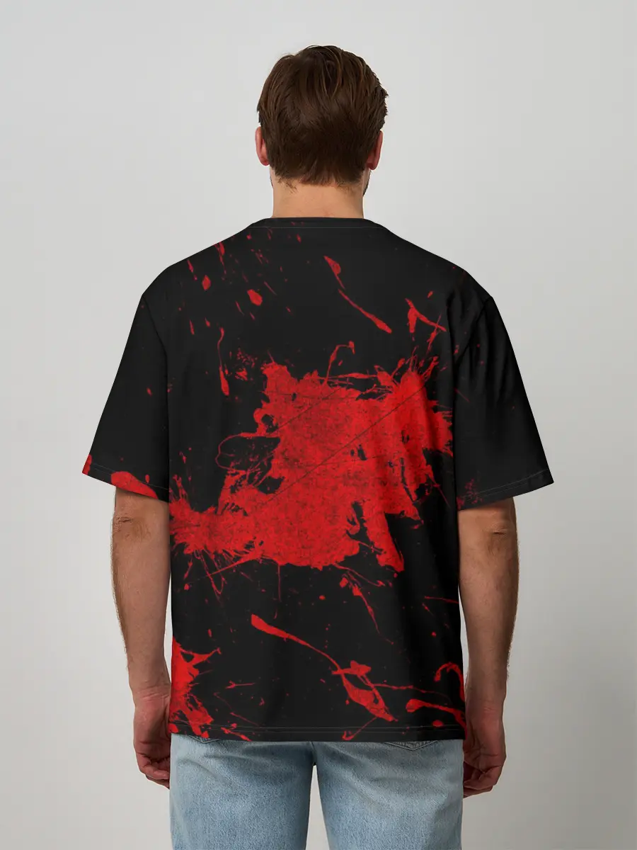 Мужская футболка оверсайз / SKILLET