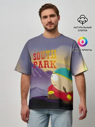 Мужская футболка оверсайз / South Park Cartman | Картмен