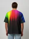 Мужская футболка оверсайз / КРАСКИ ГРАДИЕНТ