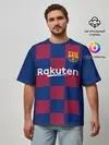 Мужская футболка оверсайз / Messi home 19-20 season