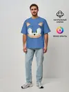 Мужская футболка оверсайз / SONIC.