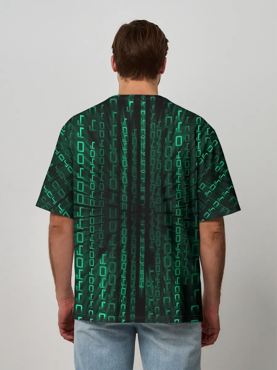 Мужская футболка оверсайз / SpaceX