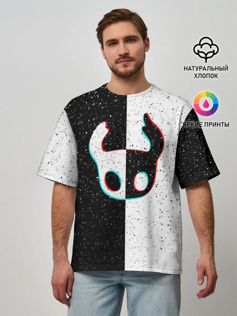 Мужская футболка оверсайз / Hollow Knight