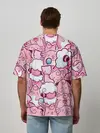 Мужская футболка оверсайз / Розовое собрание