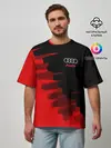 Мужская футболка оверсайз / AUDI SPORT