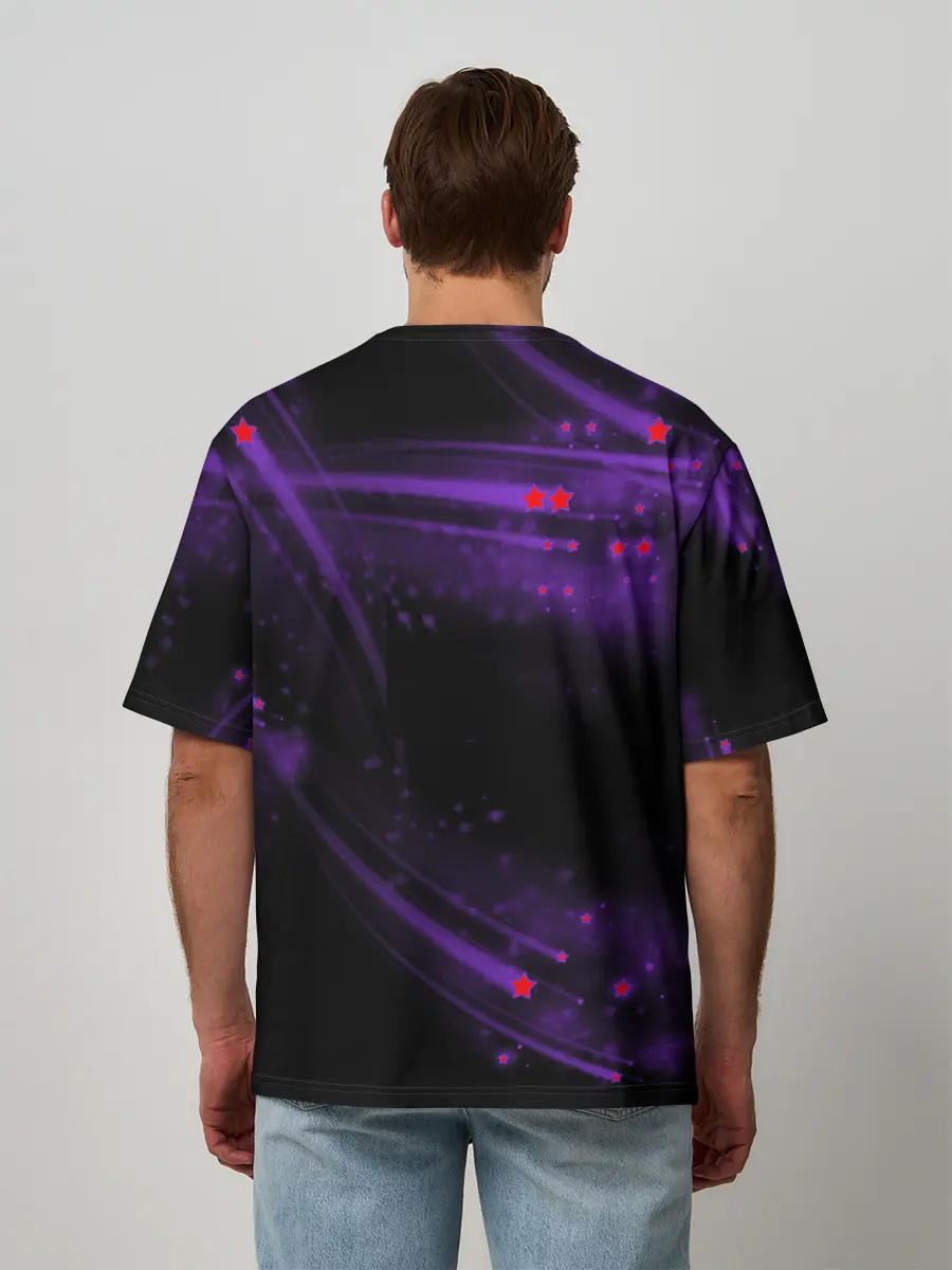 Мужская футболка оверсайз / Among Us Rock Star