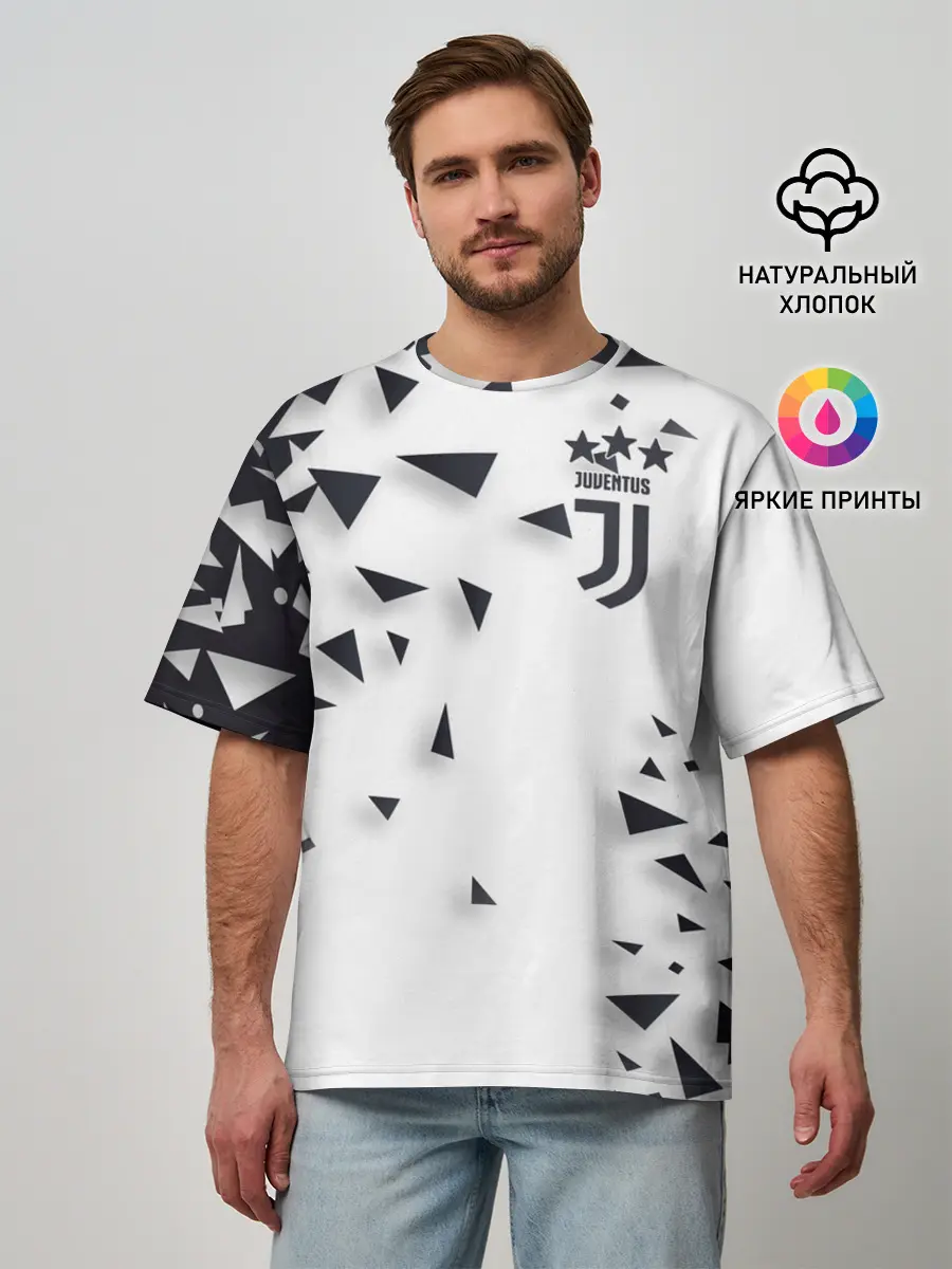 Мужская футболка оверсайз / Juventus