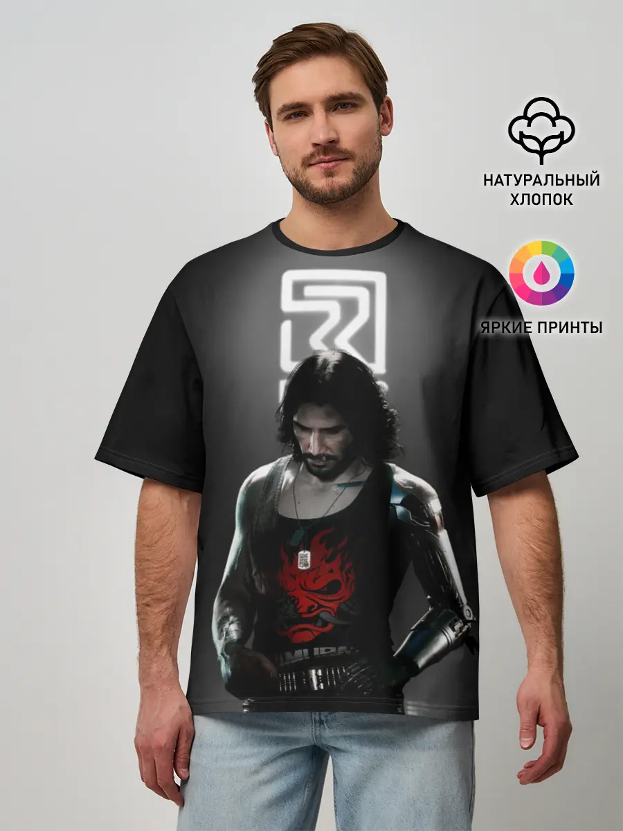 Мужская футболка оверсайз / CP77 | Relic