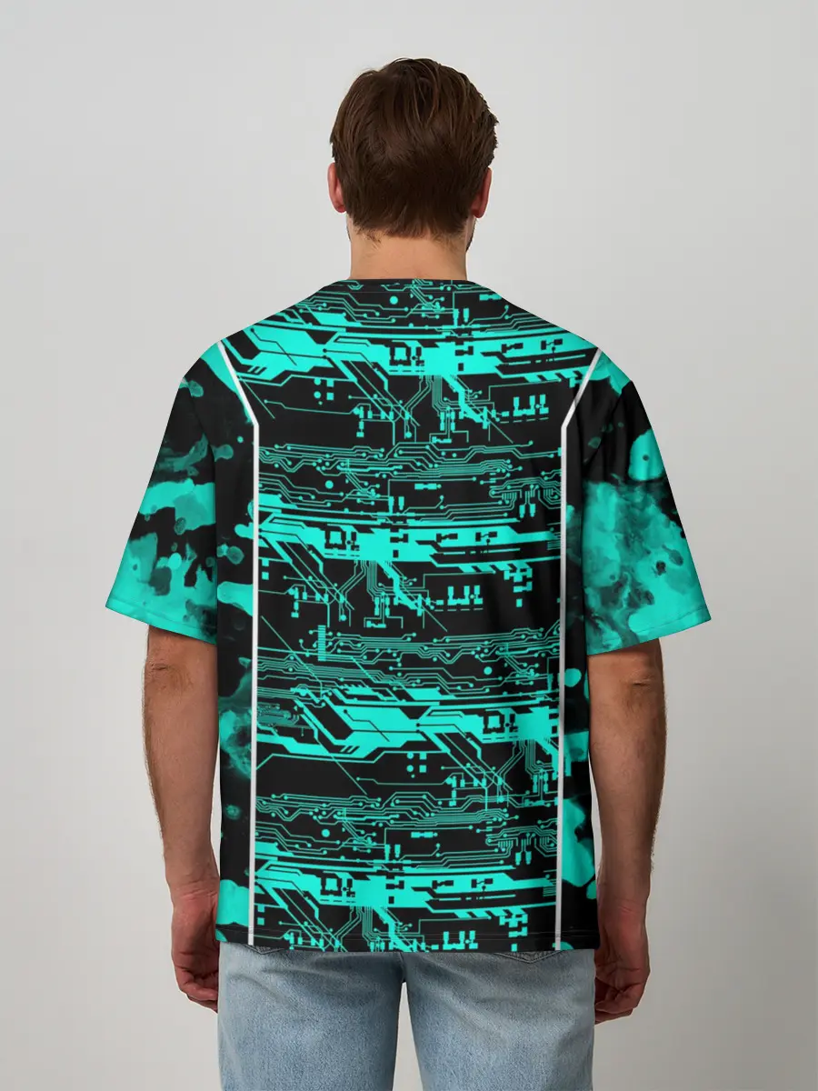 Мужская футболка оверсайз / Detroit: AM I ALIVE?