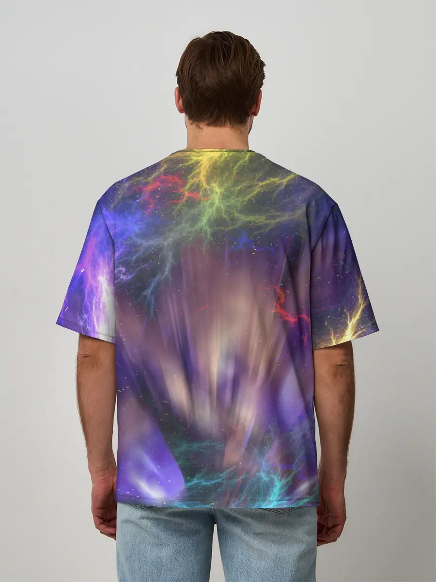 Мужская футболка оверсайз / Ифрит | Геншин Импакт