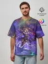 Мужская футболка оверсайз / Ифрит | Геншин Импакт