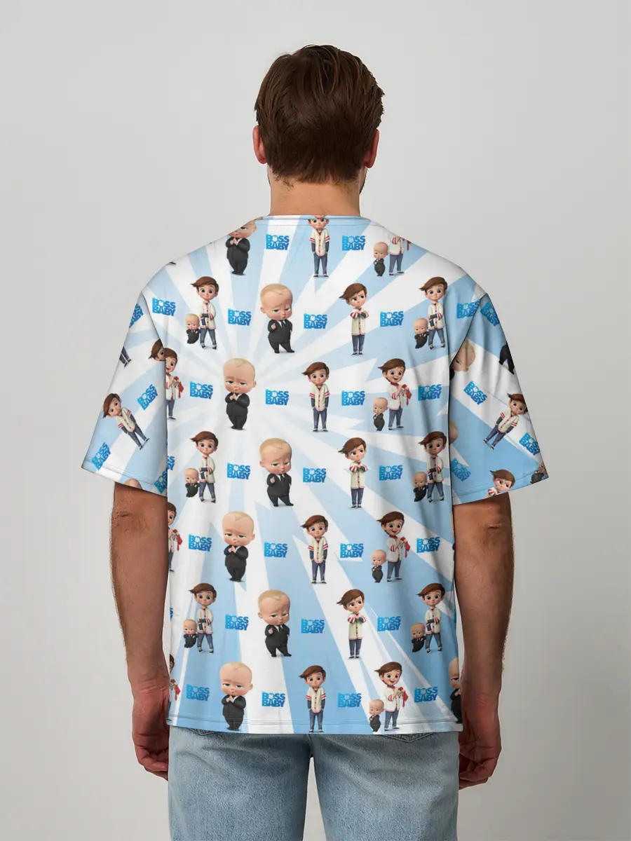 Мужская футболка оверсайз / Boss Baby