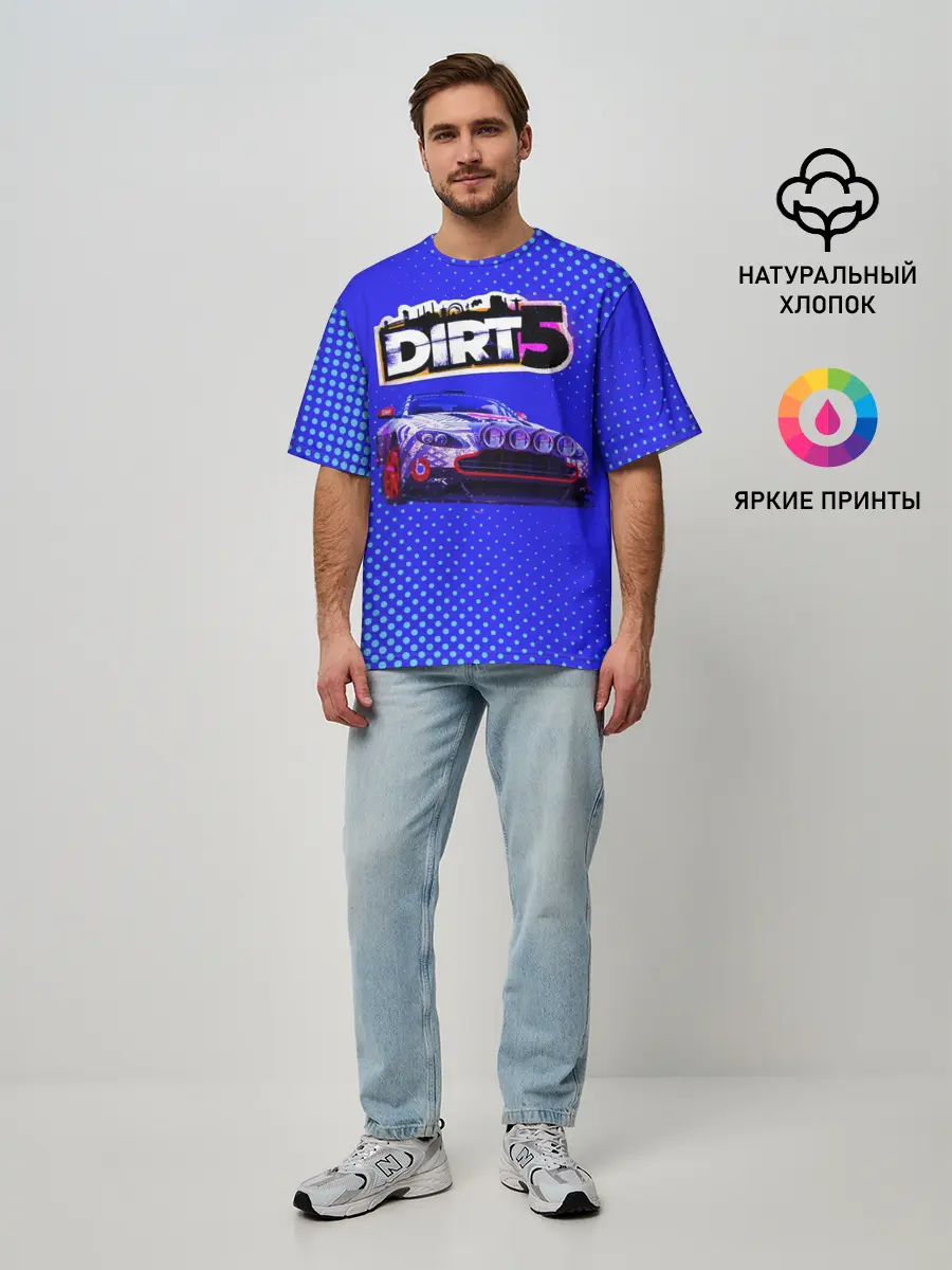 Мужская футболка оверсайз / Dirt 5