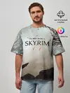 Мужская футболка оверсайз / The Elder Scrolls SKYRIM 5