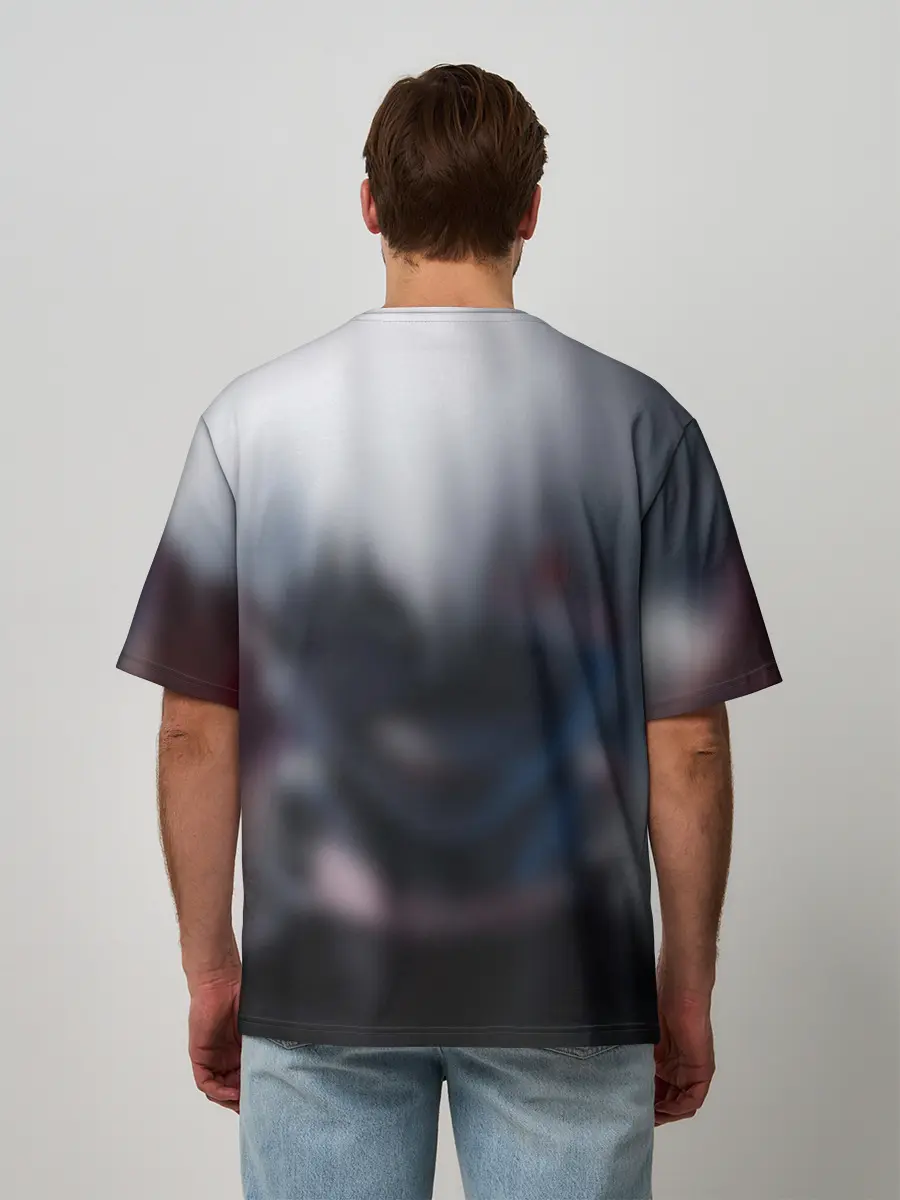 Мужская футболка оверсайз / TOKYO GHOUL | ТОКИЙСКИЙ ГУЛЬ