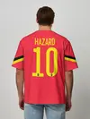 Мужская футболка оверсайз / Hazard home EURO 2020