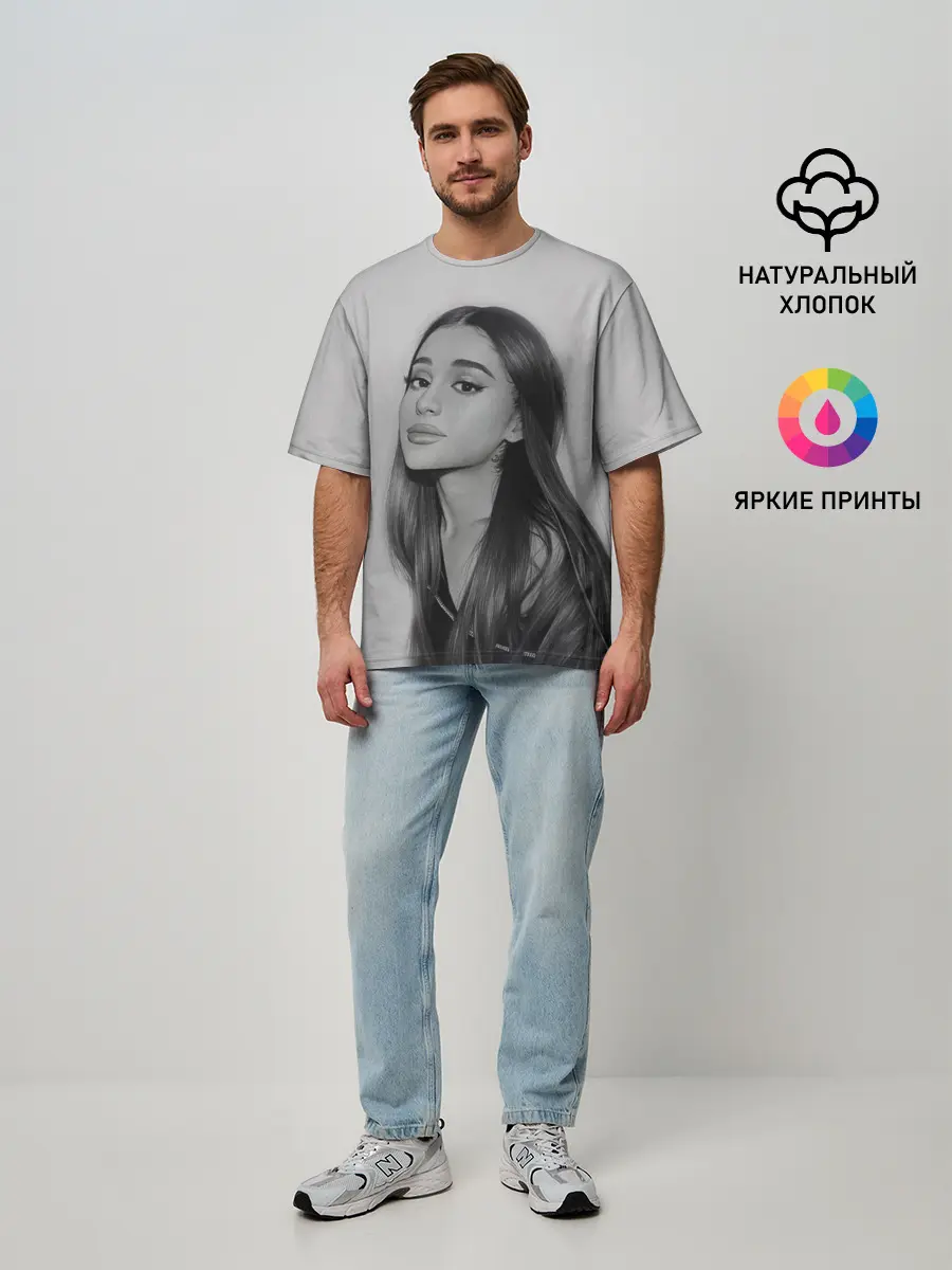 Мужская футболка оверсайз / Ariana Grande