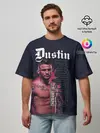 Мужская футболка оверсайз / Dustin Poirier