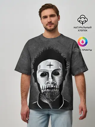 Мужская футболка оверсайз / LIMP BIZKIT | ЛИМП БИЗКИТ