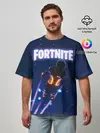 Мужская футболка оверсайз / Dark Voyager Fortnite