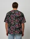 Мужская футболка оверсайз / Цветочная мозаика