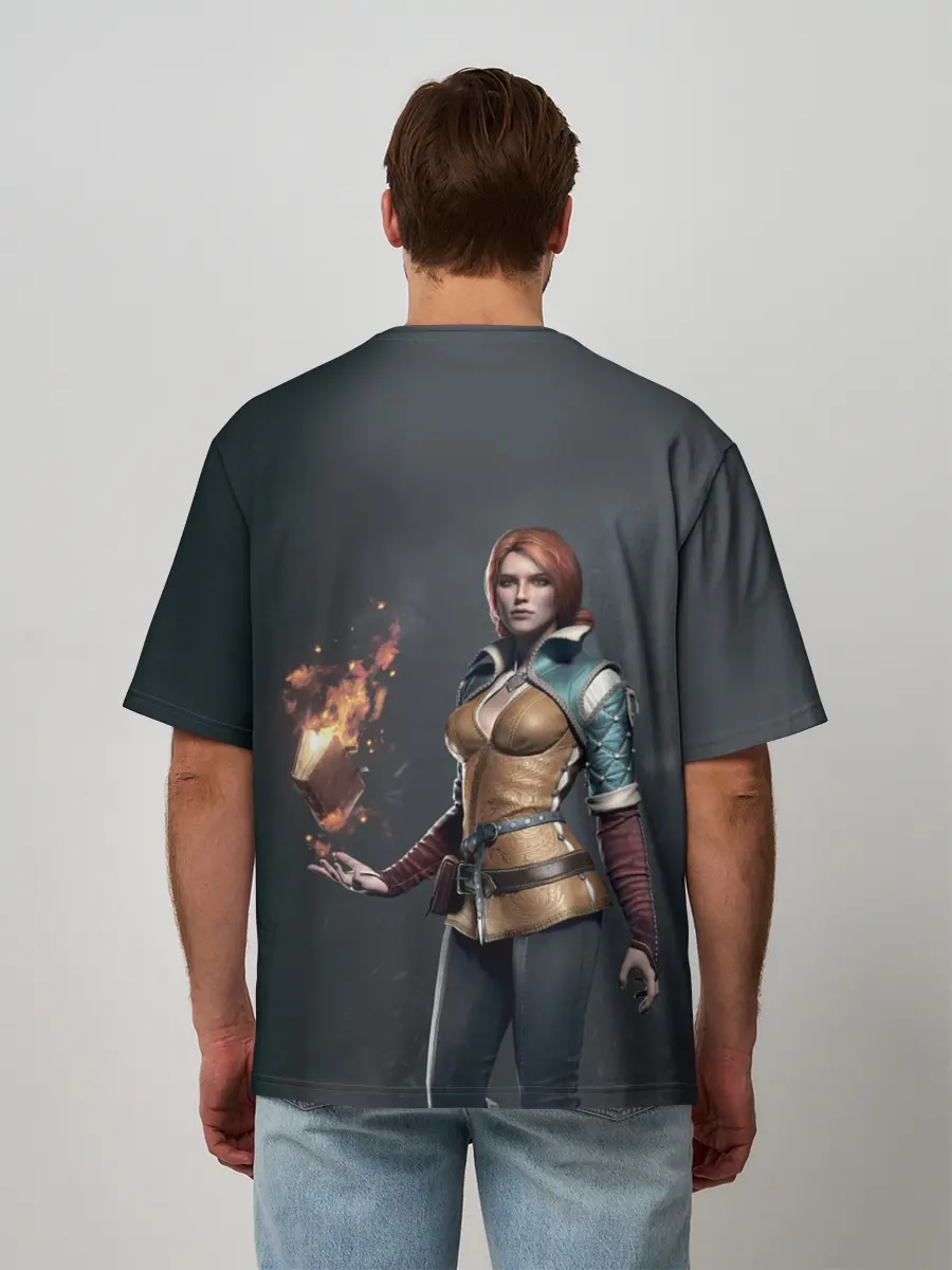 Мужская футболка оверсайз / The Witcher 3