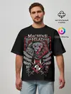 Мужская футболка оверсайз / Machine Head - Lion Heart