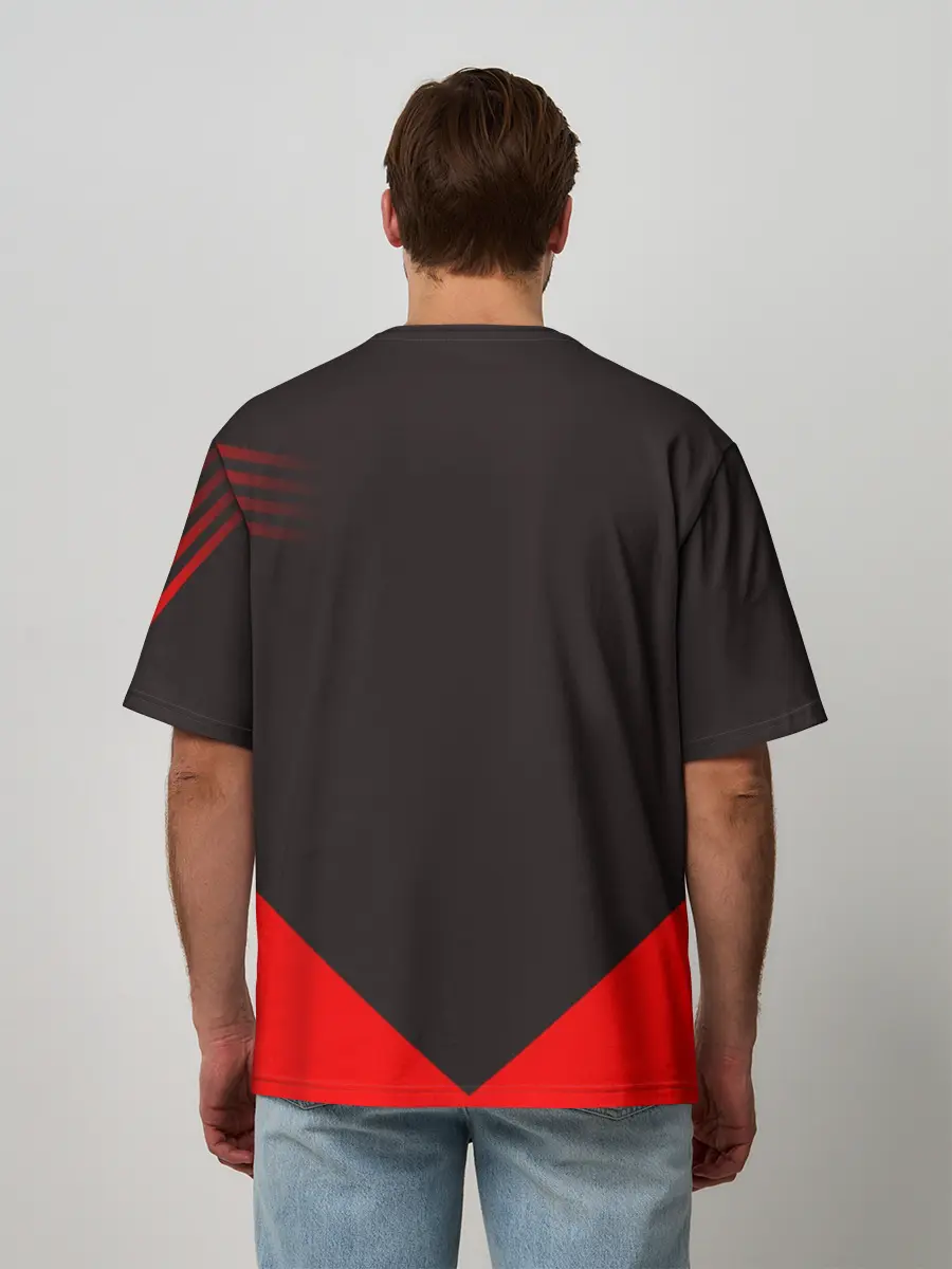 Мужская футболка оверсайз / Wrestler