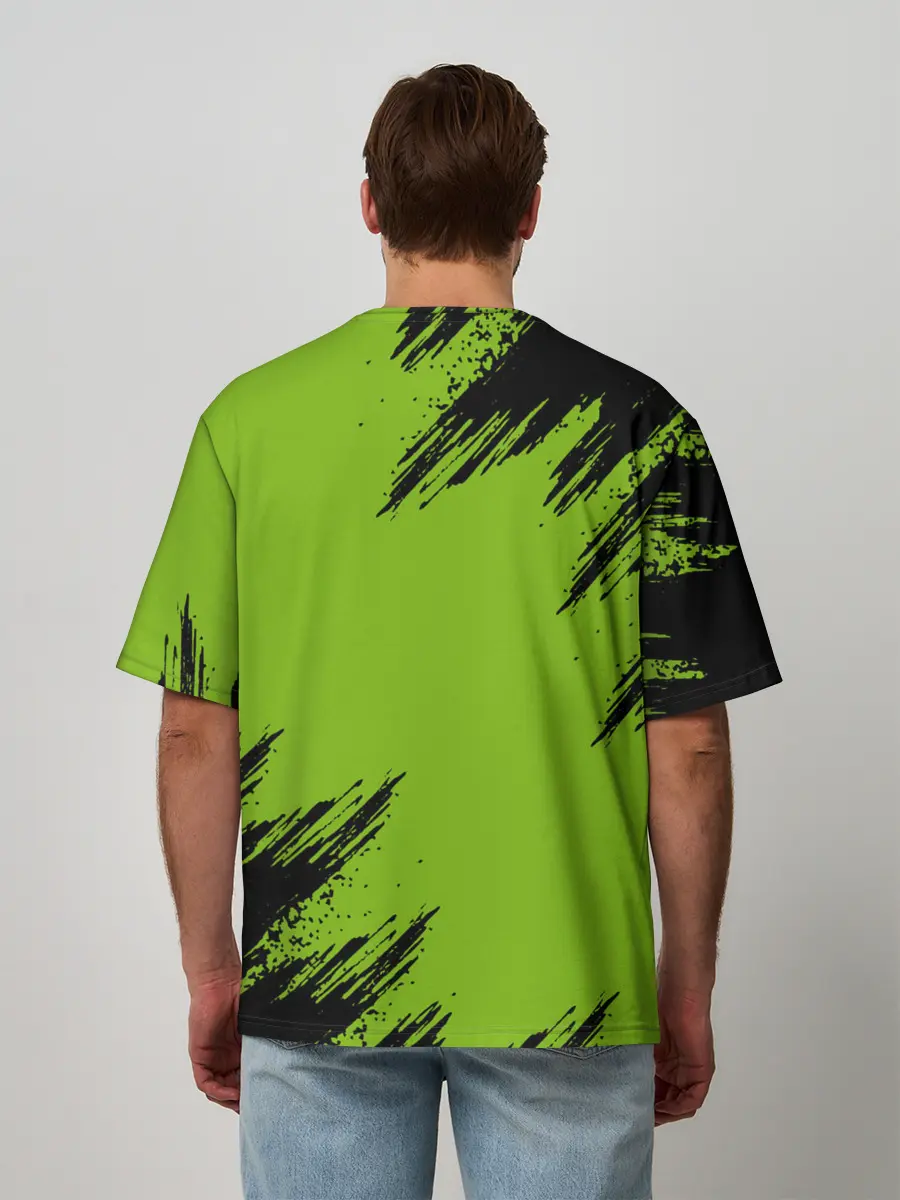 Мужская футболка оверсайз / Plants vs. Zombies