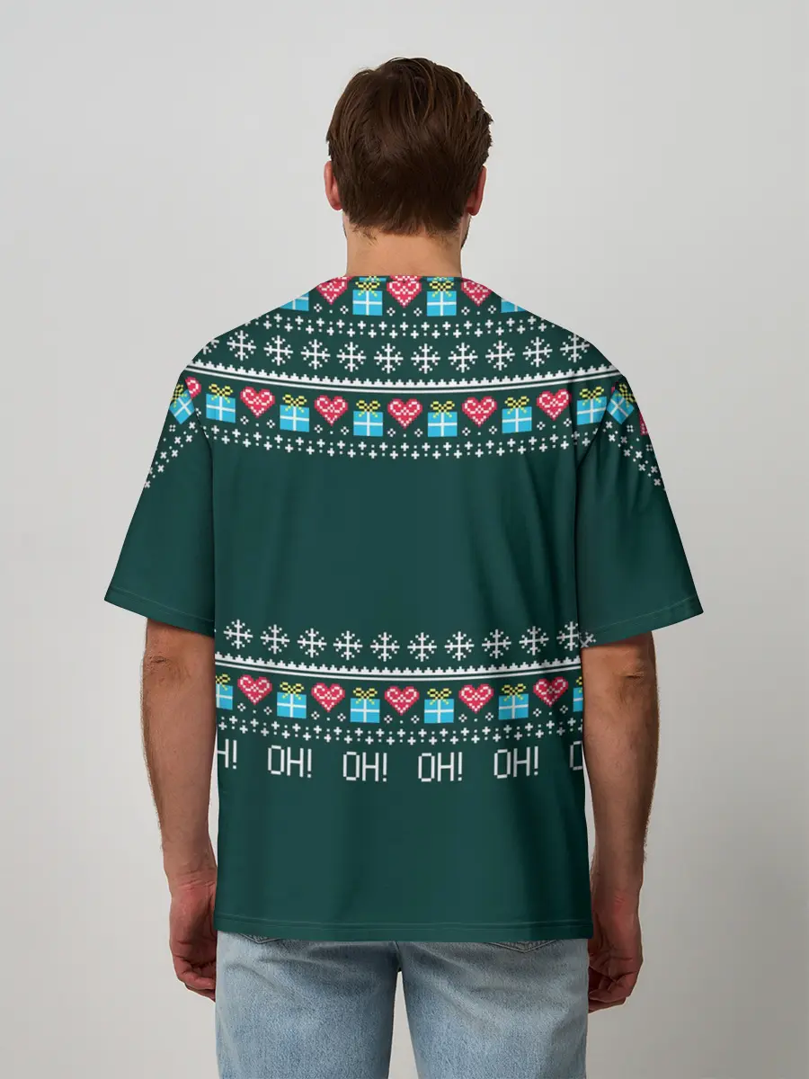 Мужская футболка оверсайз / Свитер Oh