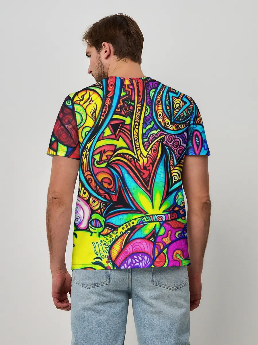 Мужская базовая футболка / ABSTRACTION PSY