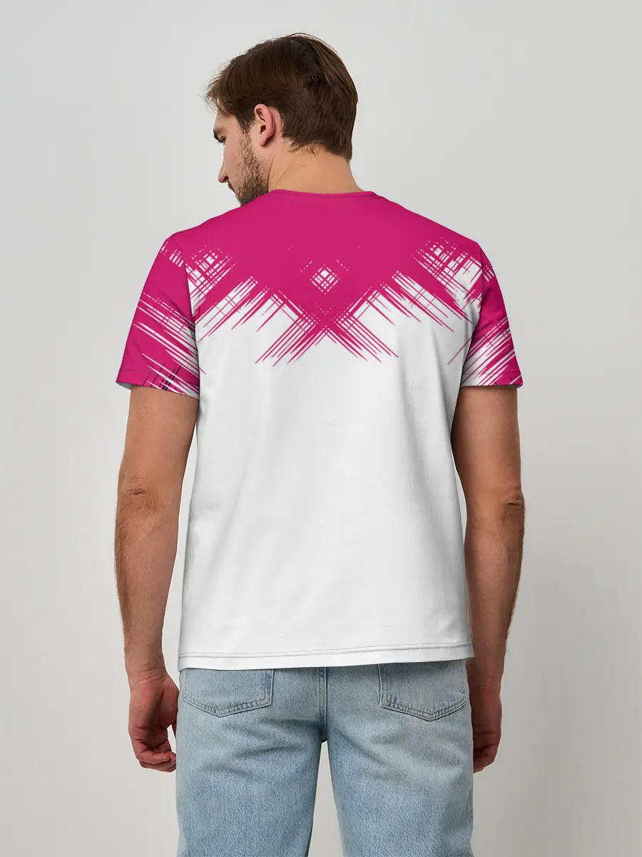 Мужская базовая футболка / Игра в кальмара | геометрические фигуры,