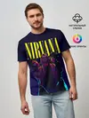 Мужская базовая футболка / Nirvana Neon