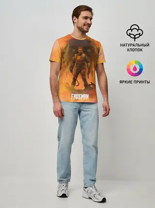 Мужская базовая футболка / FREEMAN | GMAN | HALF-LIFE