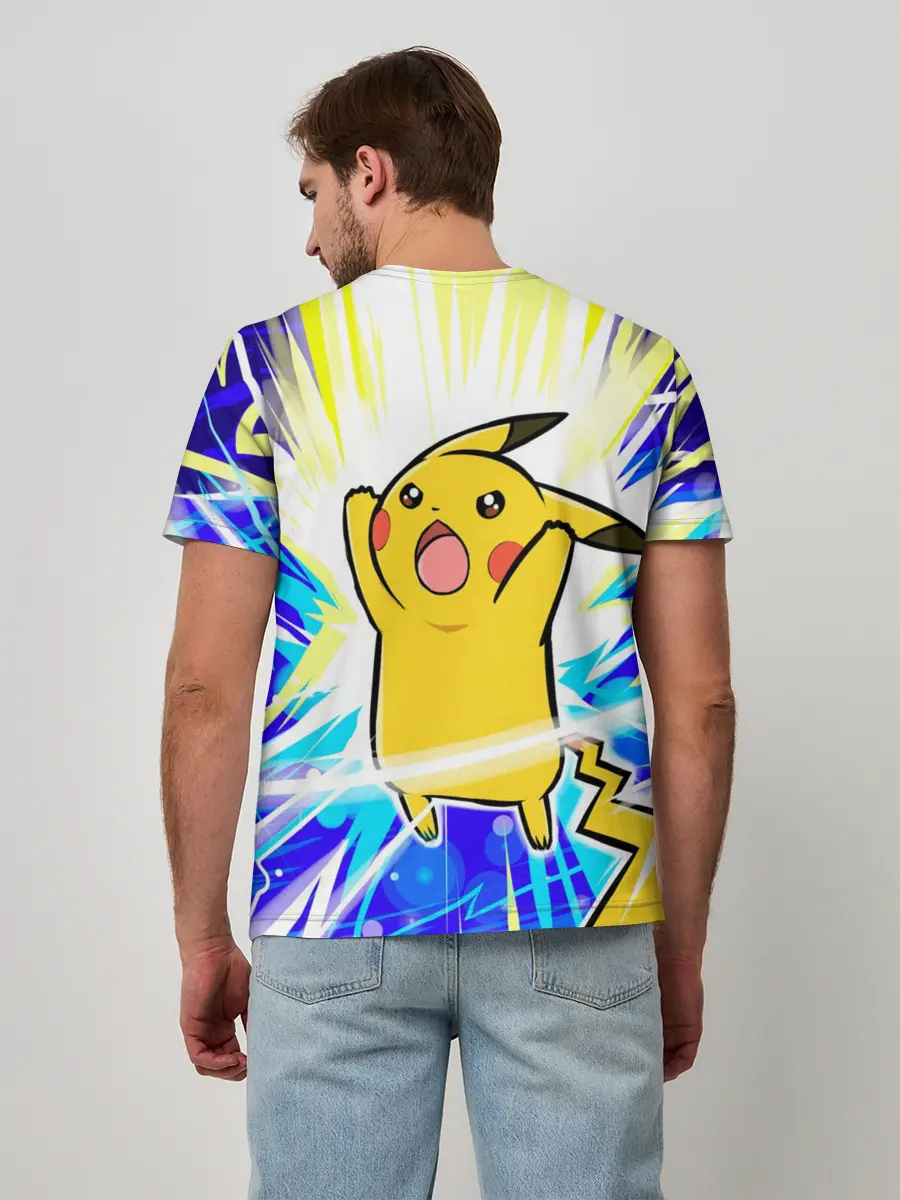 Мужская базовая футболка / Пикачу