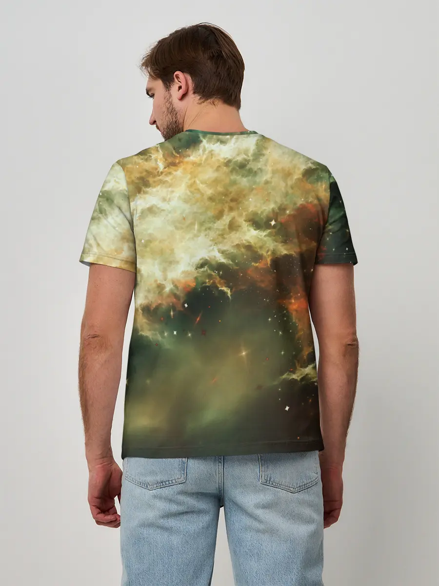 Мужская базовая футболка / НЕОНОВЫЕ ЗВЕЗДЫ