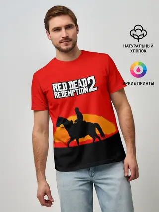 Мужская базовая футболка / Red Dead Redemption 2