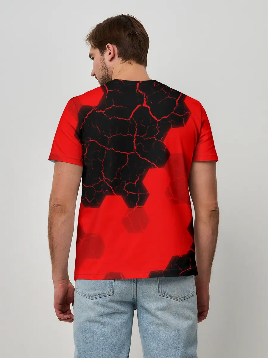 Мужская базовая футболка / AMONG US / АМОНГ АС