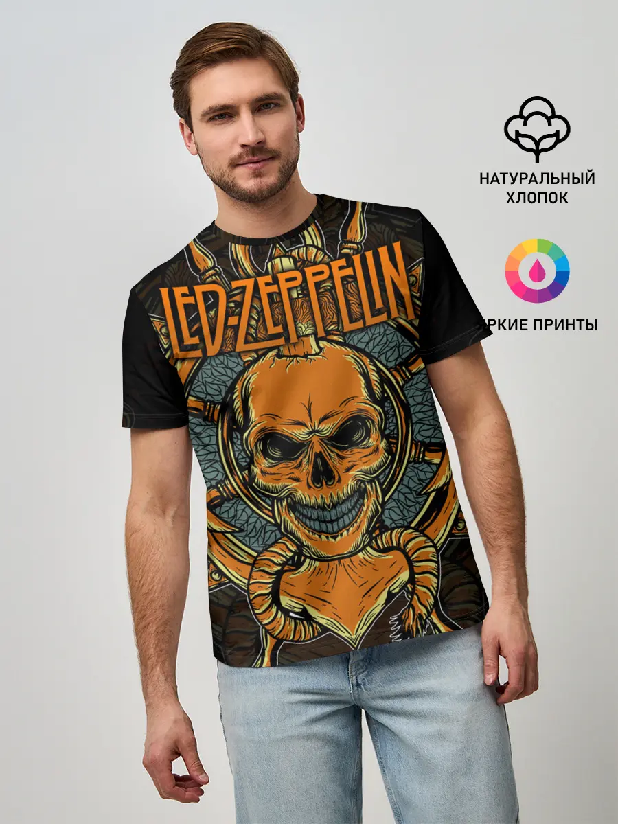 Мужская базовая футболка / Led Zeppelin