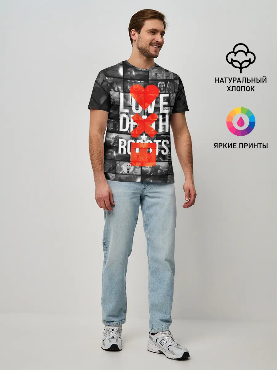 Мужская базовая футболка / LOVE DEATH ROBOTS
