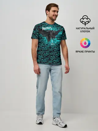 Мужская базовая футболка / Batman: Arkham Knight