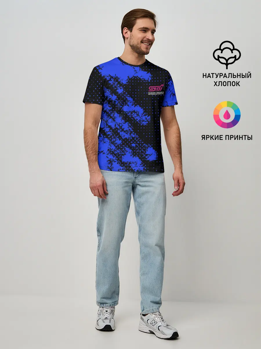 Мужская базовая футболка / SUBARU STI | СУБАРИСТ