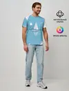 Мужская базовая футболка / ОДИНОКИЙ ПАРУСНИК | SAILBOAT