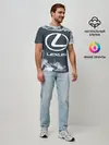 Мужская базовая футболка / LEXUS / ЛЕКСУС