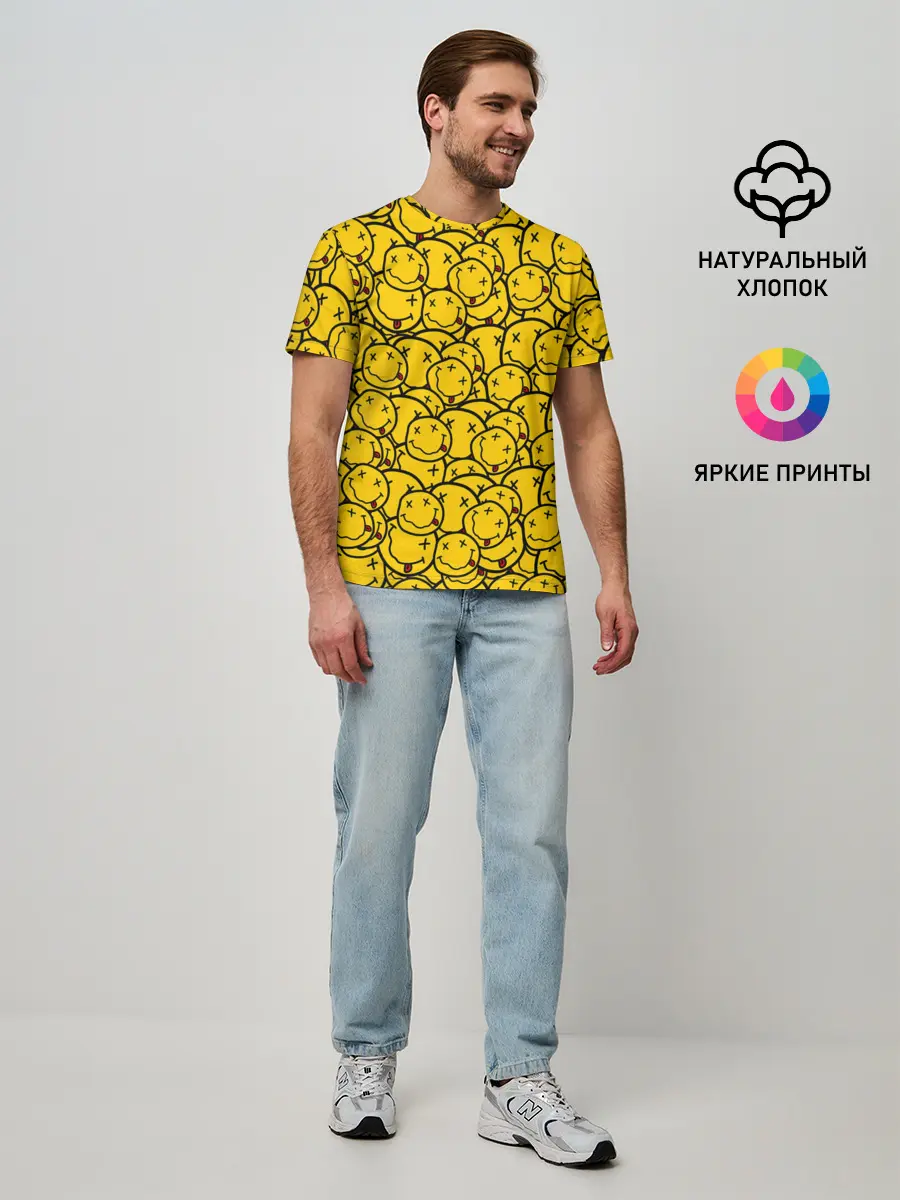 Мужская базовая футболка / NIRVANA