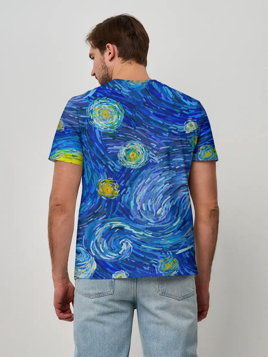 Мужская базовая футболка / Ван Гог
