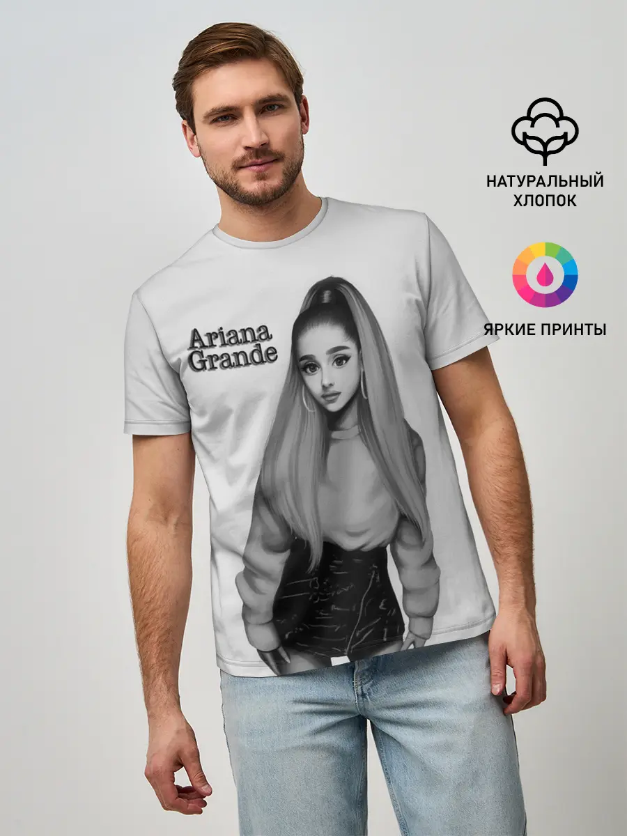 Мужская базовая футболка / Ariana Grande