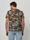 Мужская базовая футболка / Именной камуфляж. Денис