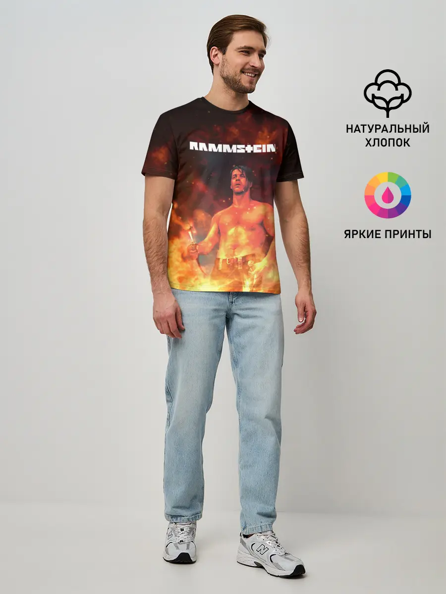 Мужская базовая футболка / RAMMSTEIN | РАМШТАЙН