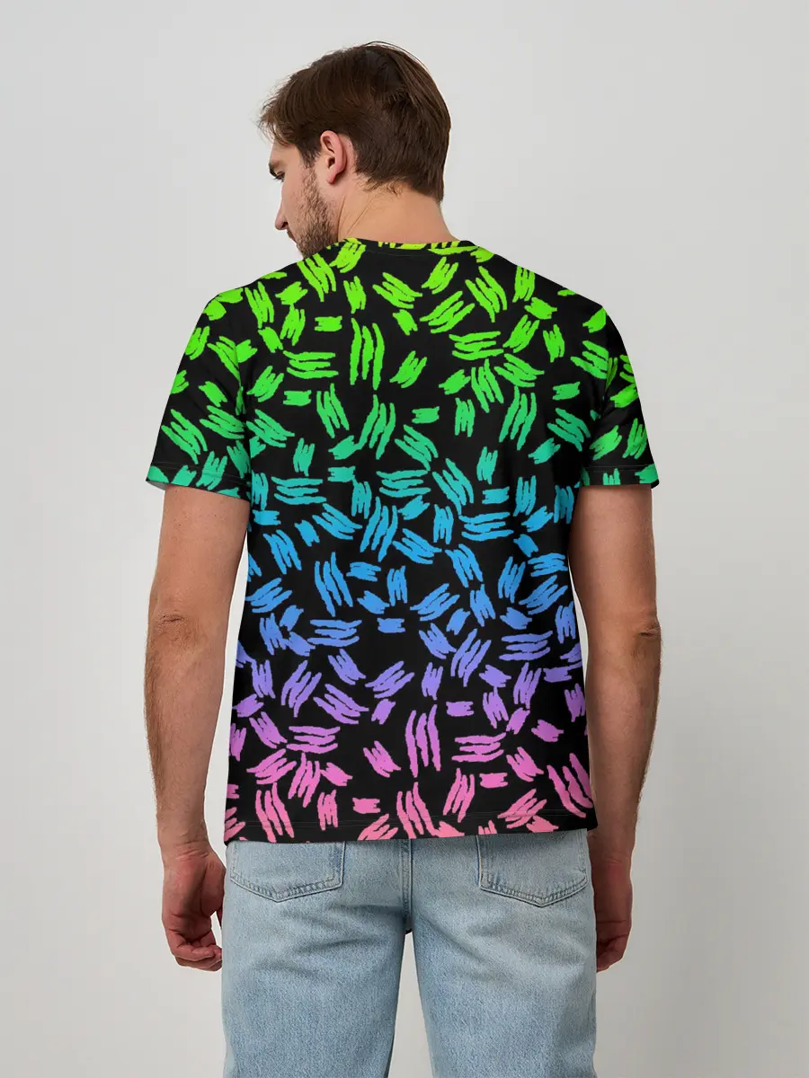 Мужская базовая футболка / PATTERN MONSTER ENERGY